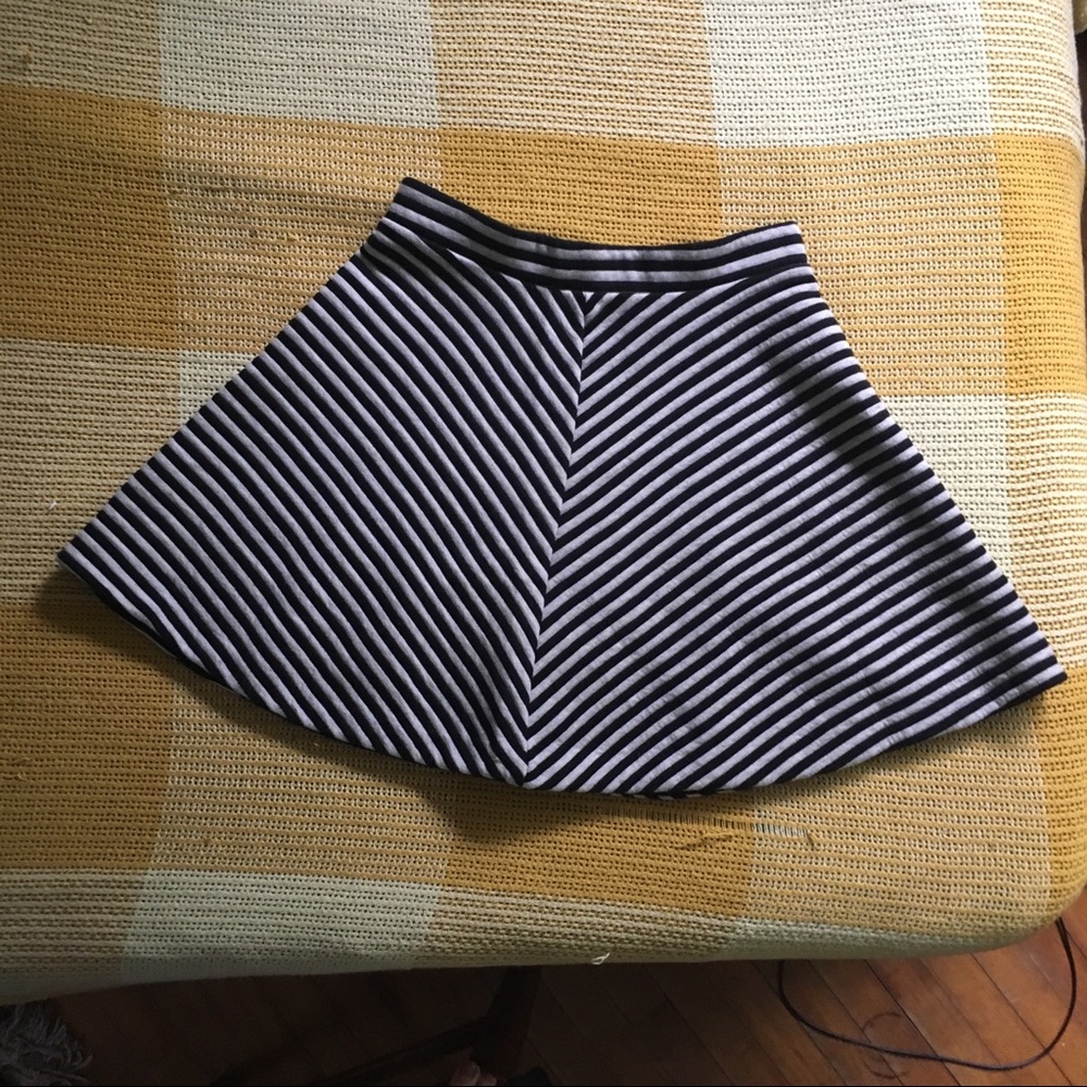 Striped Circle Skirt